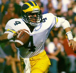 Michigan QB Jim Harbaugh